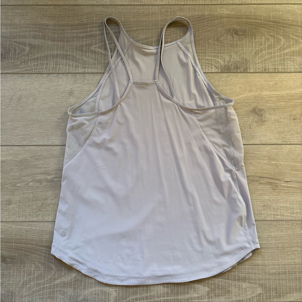 Lululemon run off route lavender workout tank - Picture 4 of 8